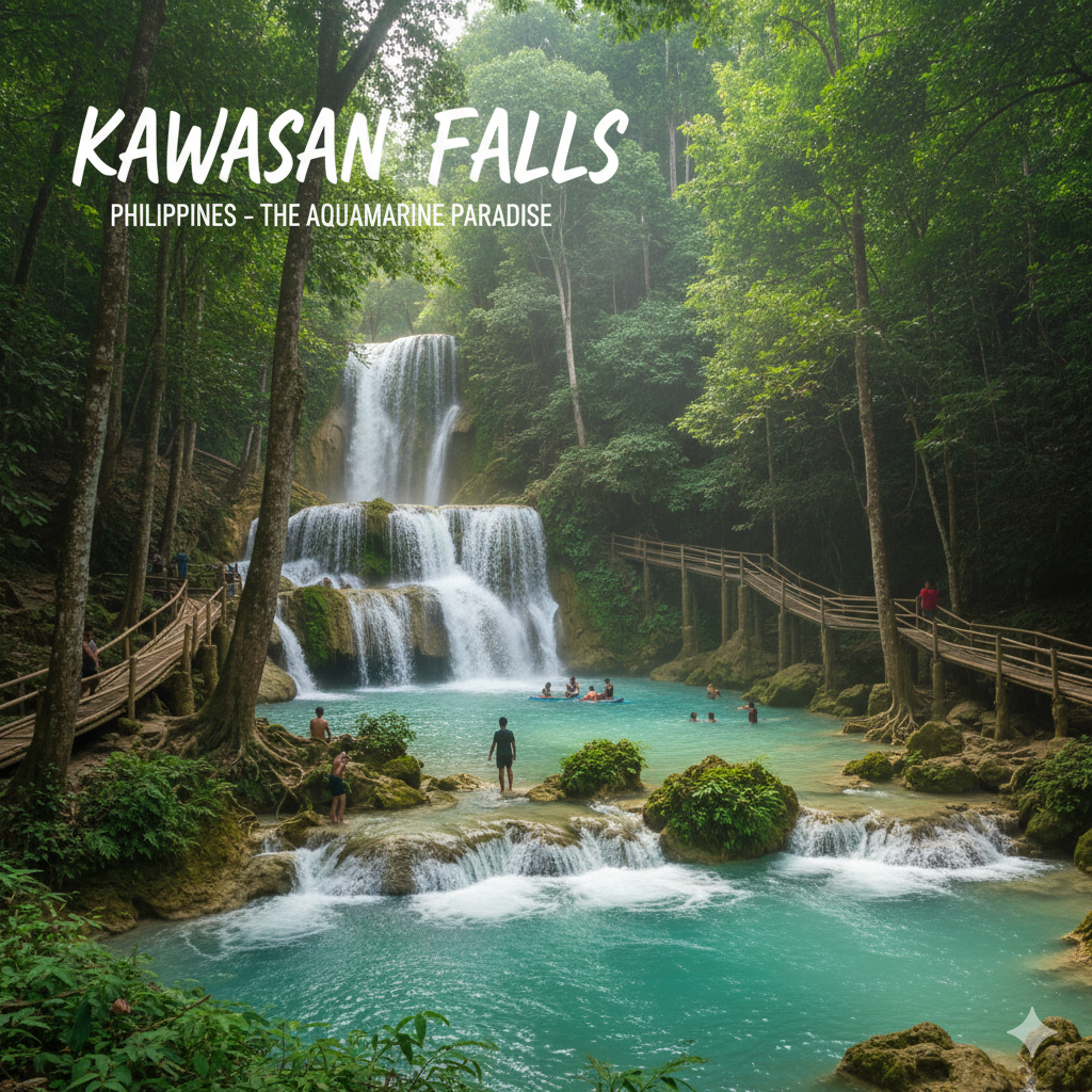 Kawasan Falls, Philippines – The Aquamarine Paradise