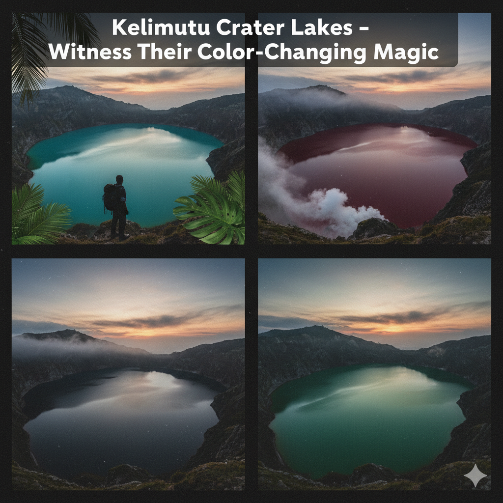 Kelimutu Crater Lakes – Witness Their Color-Changing Magic