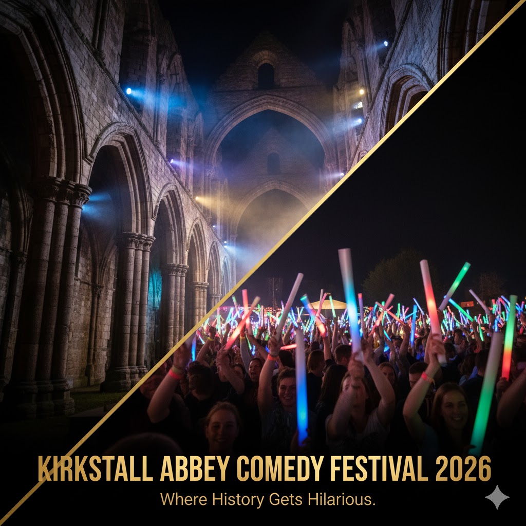 Kirkstall Abbey Comedy Festival 2026 1 Kirkstall Abbey Comedy Festival 2026