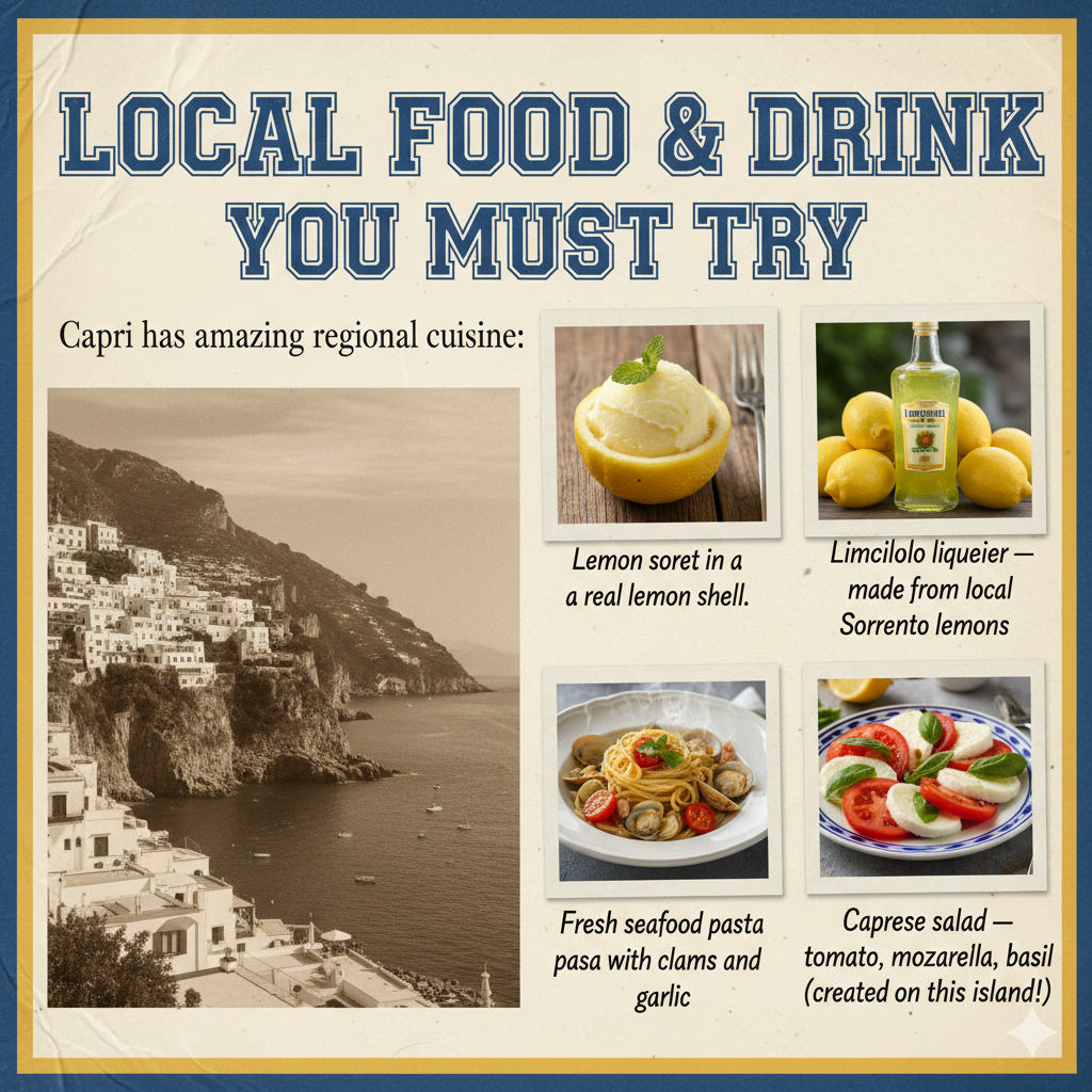 Local Food & Drink Capri cuisine