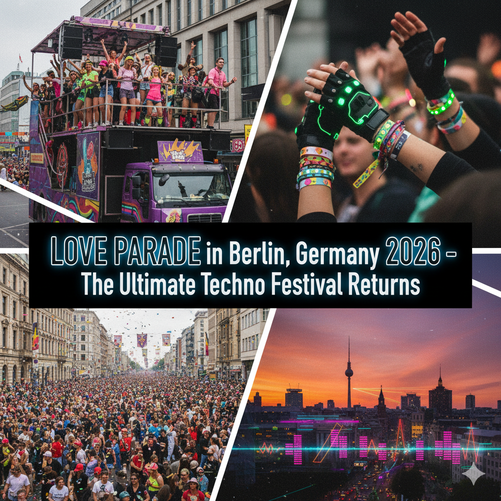 Love Parade in Berlin, Germany 2026