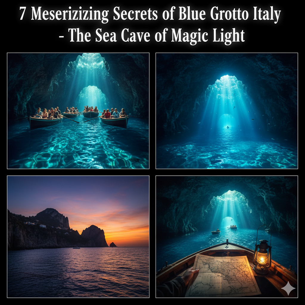 Mesmerizing Secrets of Blue Grotto Italy – The Sea Cave of Magic Light