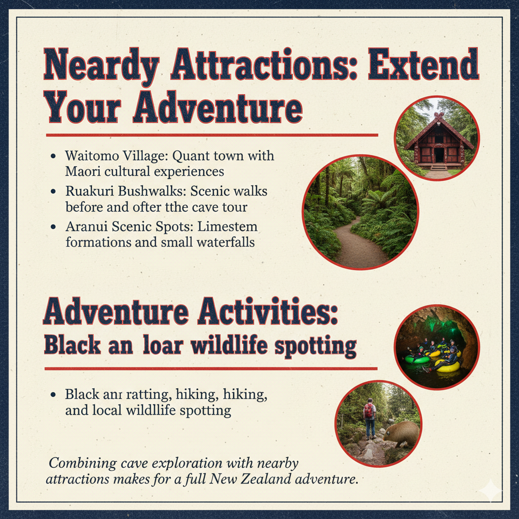 Nearby Attractions New Zealand Glowworm Caves