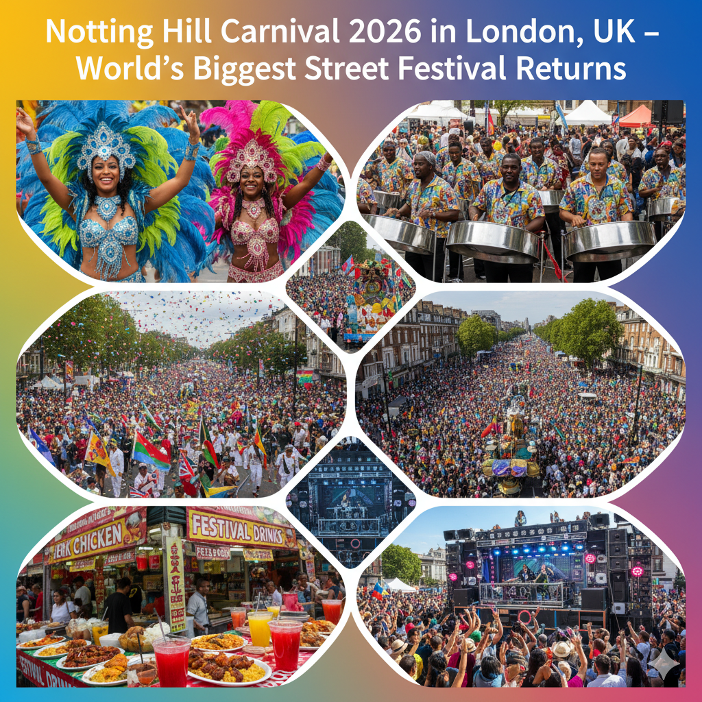 Notting Hill Carnival 2026 in London, UK