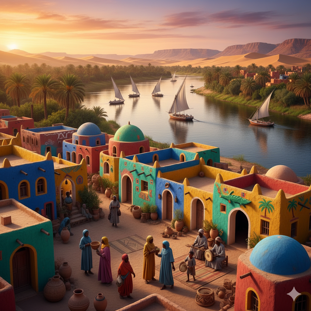 Nubian Villages – Colors and Culture on the Nile