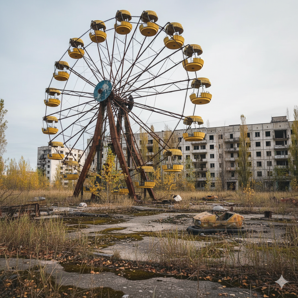 Pripyat Ferris wheel abandoned