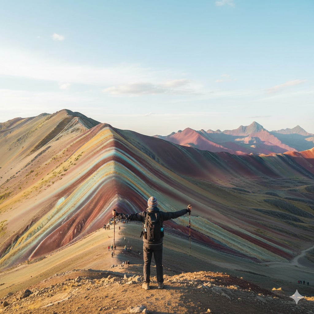 Rainbow Mountains are an incredible sight