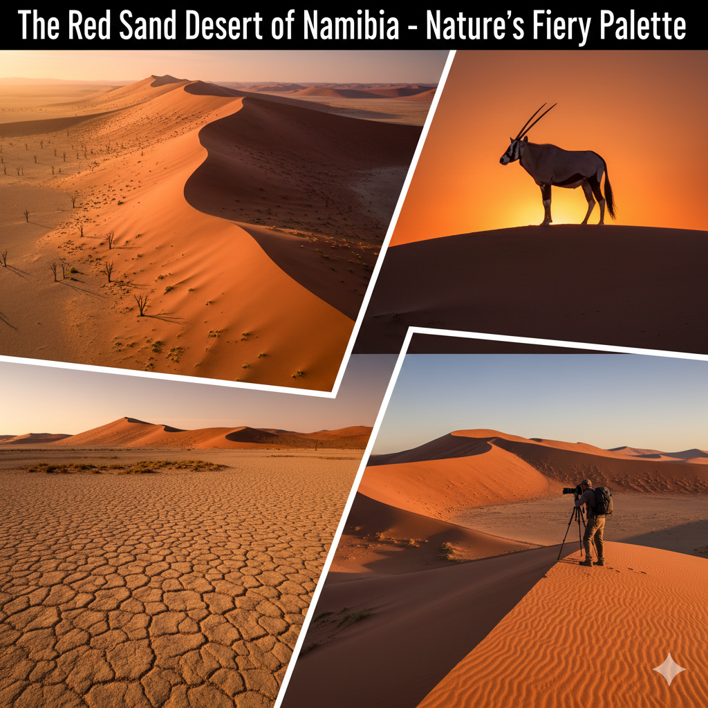 Red Sand Desert of Namibia