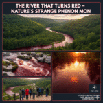 River Turns Red – Nature’s Strange Phenomenon