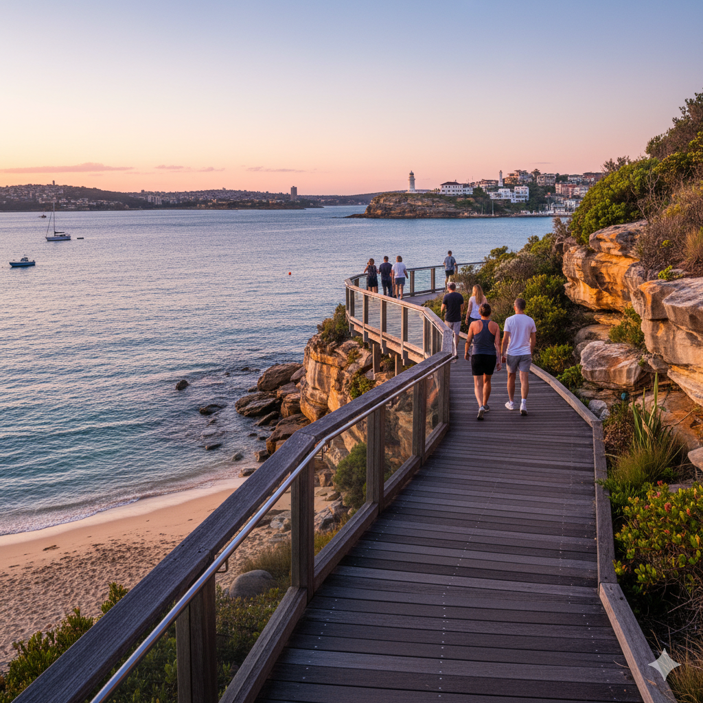 Rose Bay to Watsons Bay harbourside boardwalk