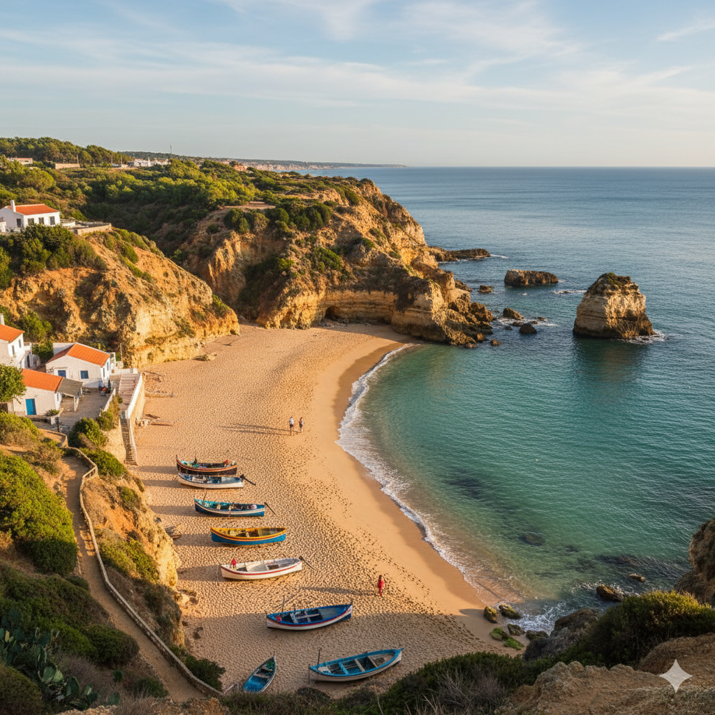 Salema Beach hidden gem Portugal