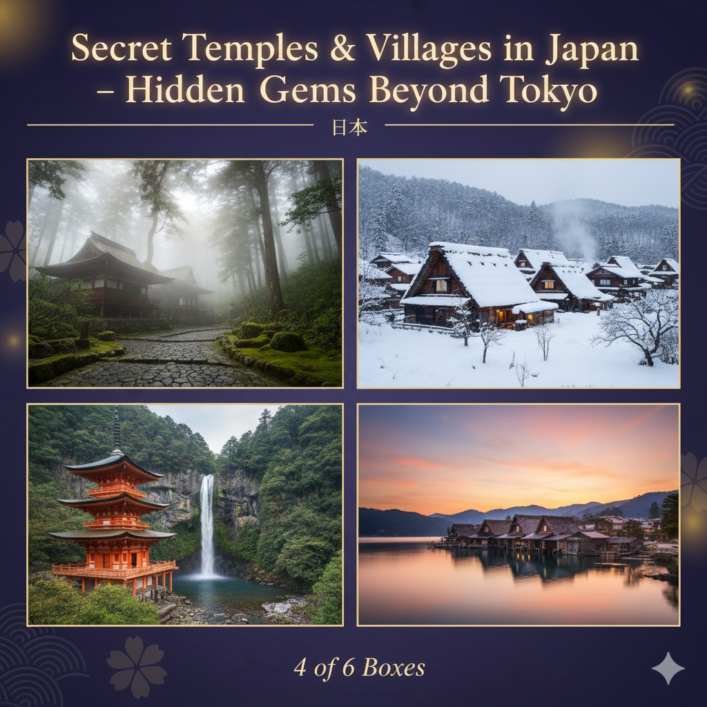 Secret Temples and Villages in Japan