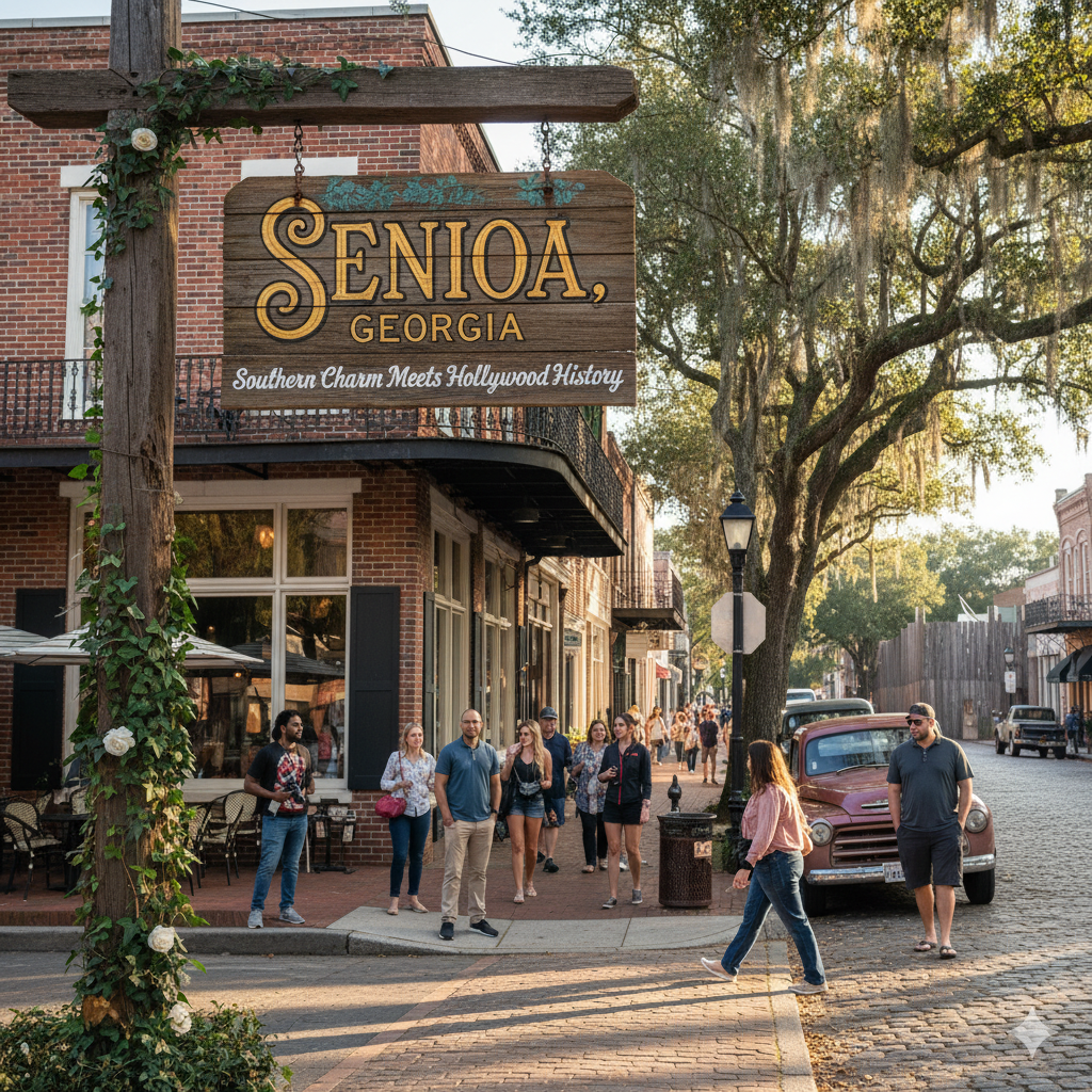 Senoia Georgia small town film location hidden gem