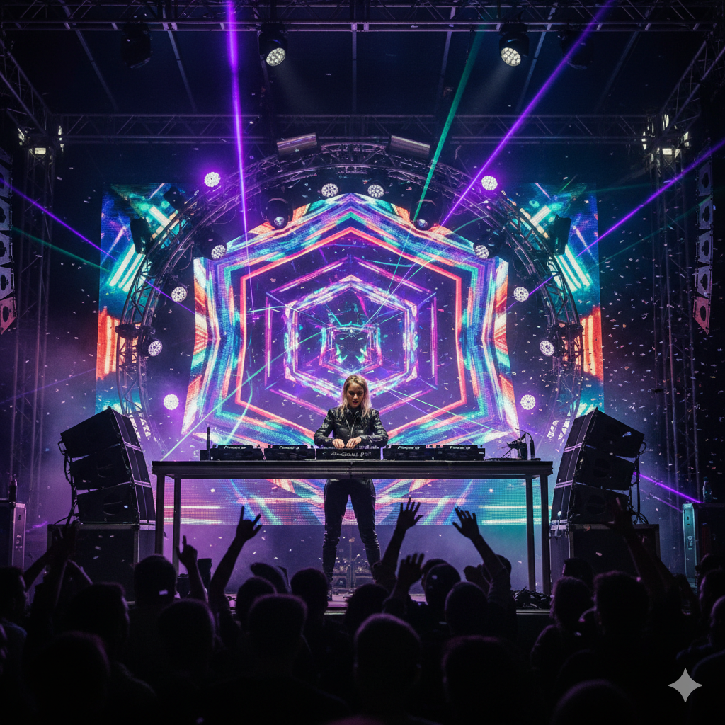 Berlin techno DJ performance 2026