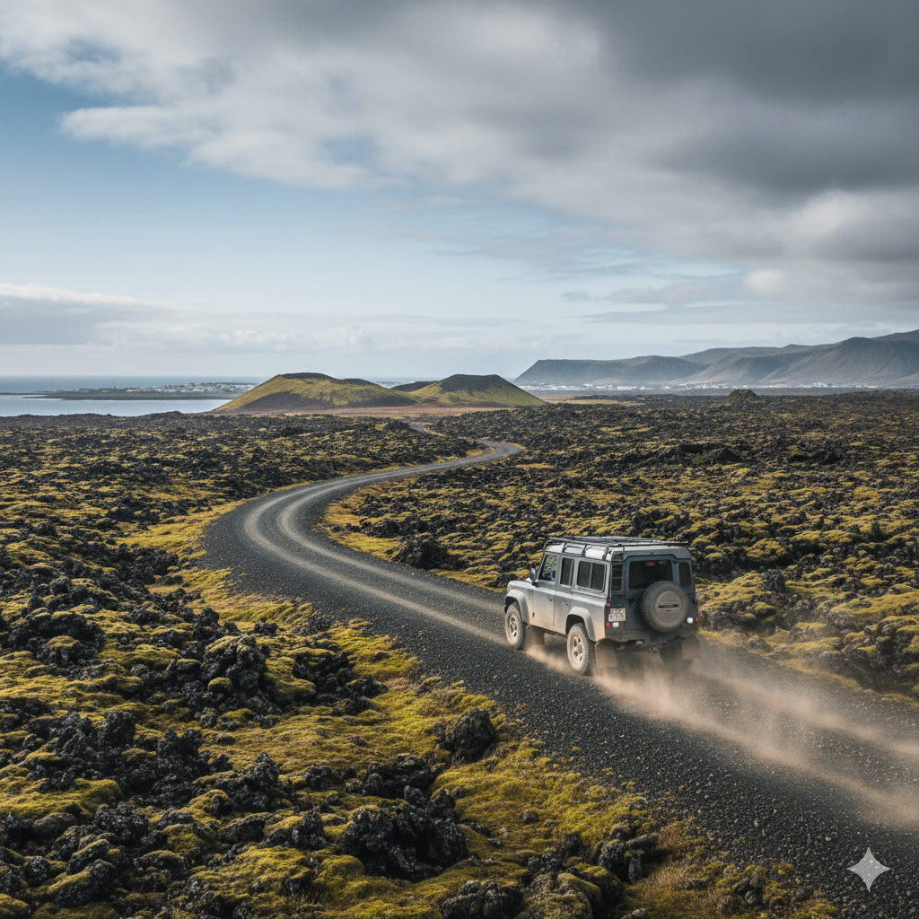 The Glass Lagoon is located in Reykjanes Peninsula