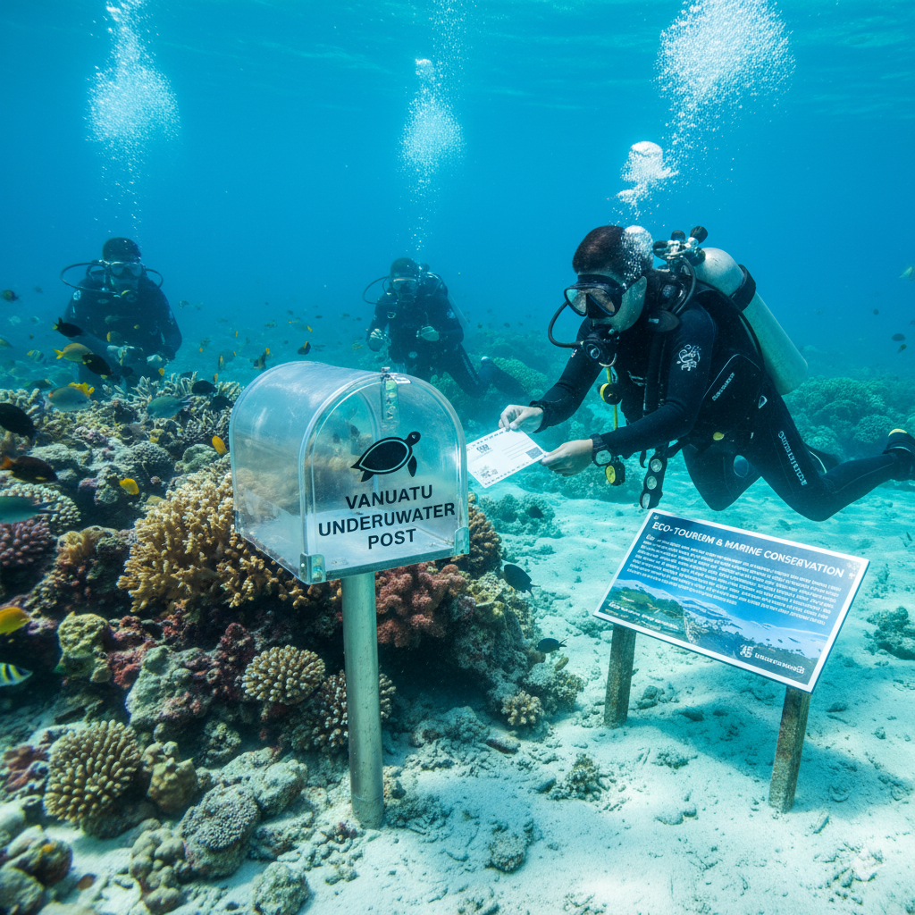 Vanuatu Underwater Mailbox is not just its novelty or bucket-list allure