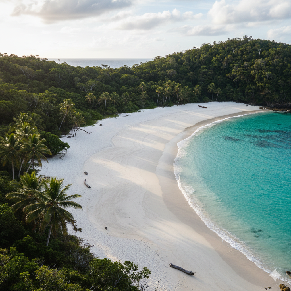 Whitehaven hidden beach Australia