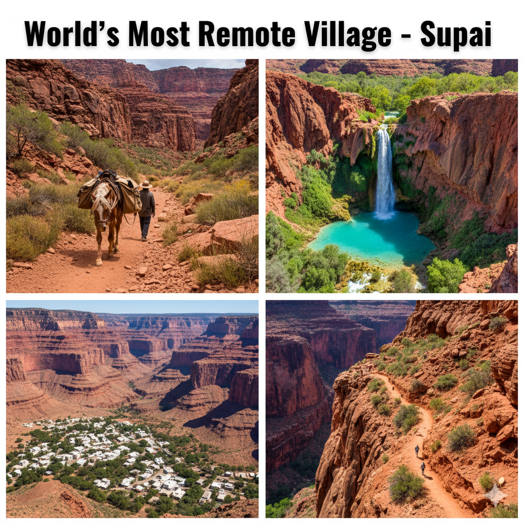 World’s Most Remote Village: 7 Astonishing Facts About Supai – USA’s Hidden Canyon Town