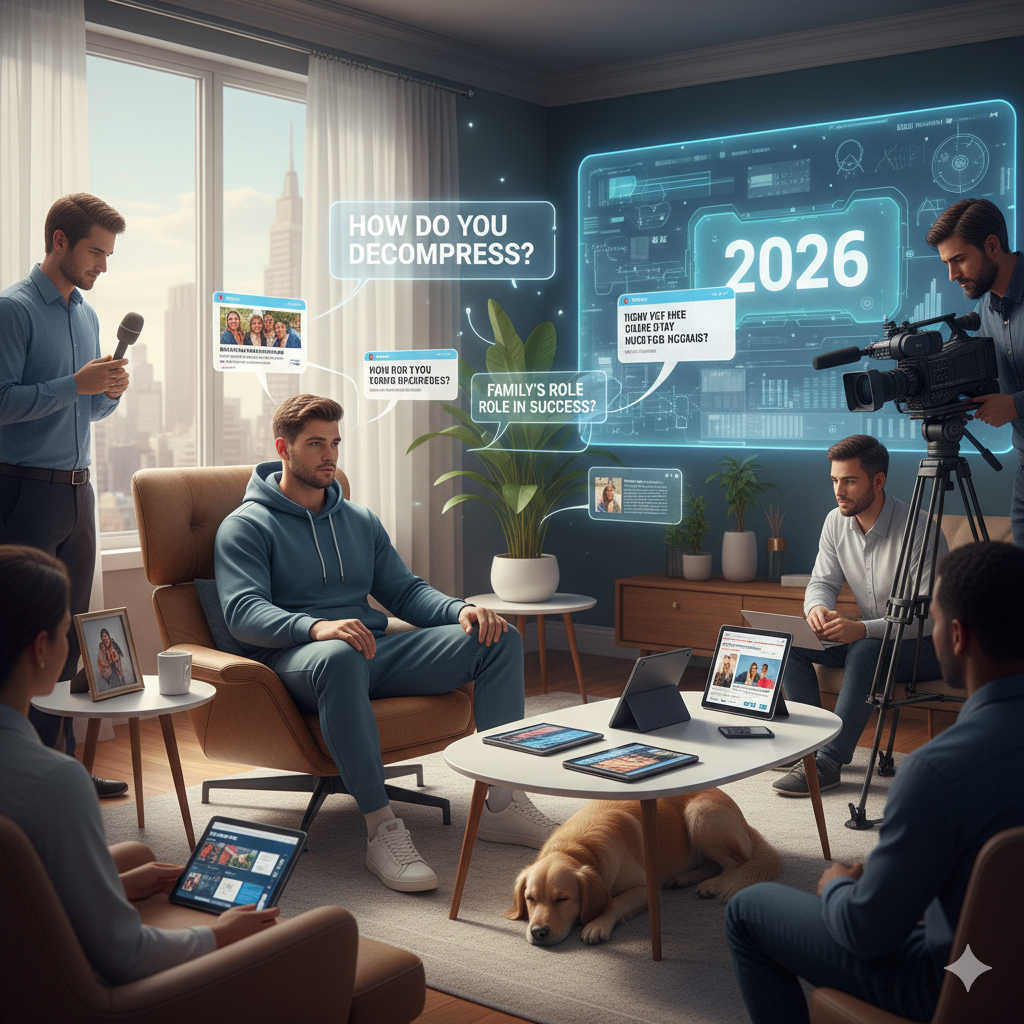 athlete personal life questions from media 2026