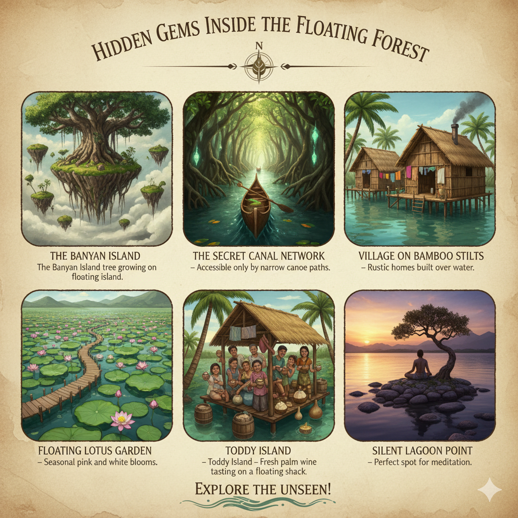 hidden gems inside the floating forest
