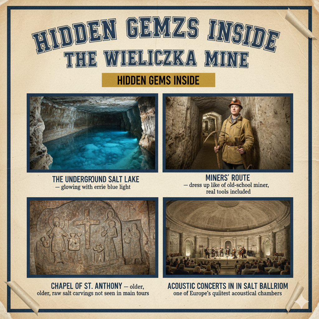 hidden gems of the Wieliczka Mine