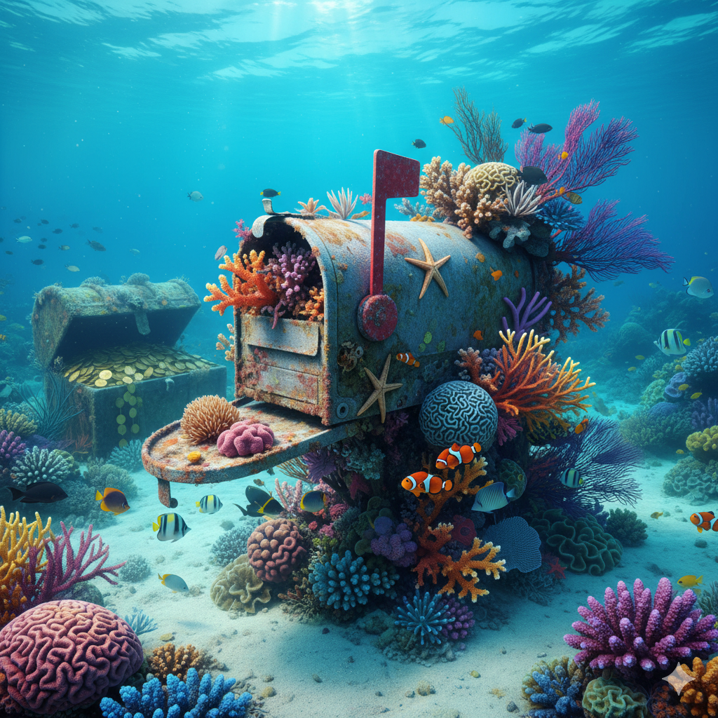 Vanuatu Underwater Mailbox in Marine Sanctuary